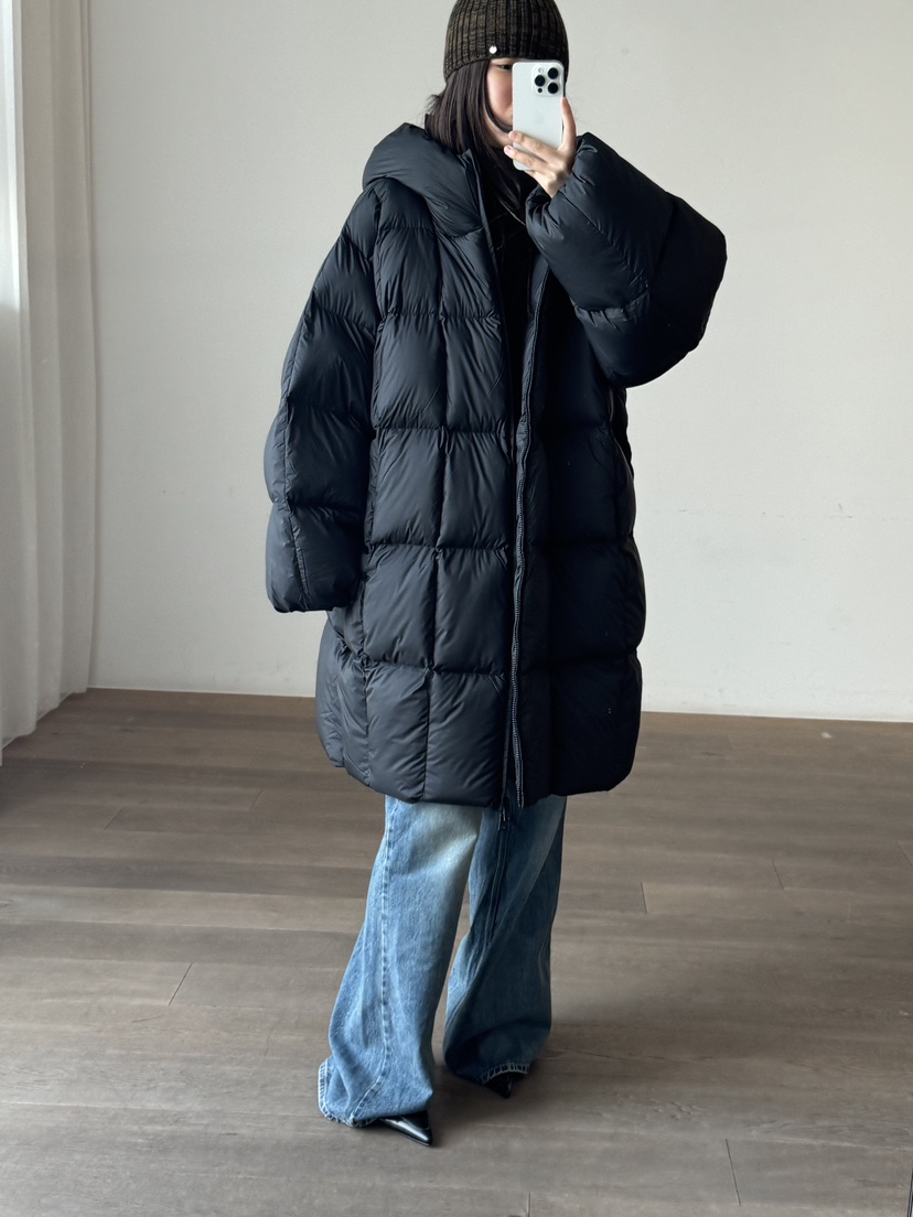 LE-PPL東大門㊣代購女士新品職業熱賣推薦時尚休閑長款羽絨服LE-PPL長款羽絨服