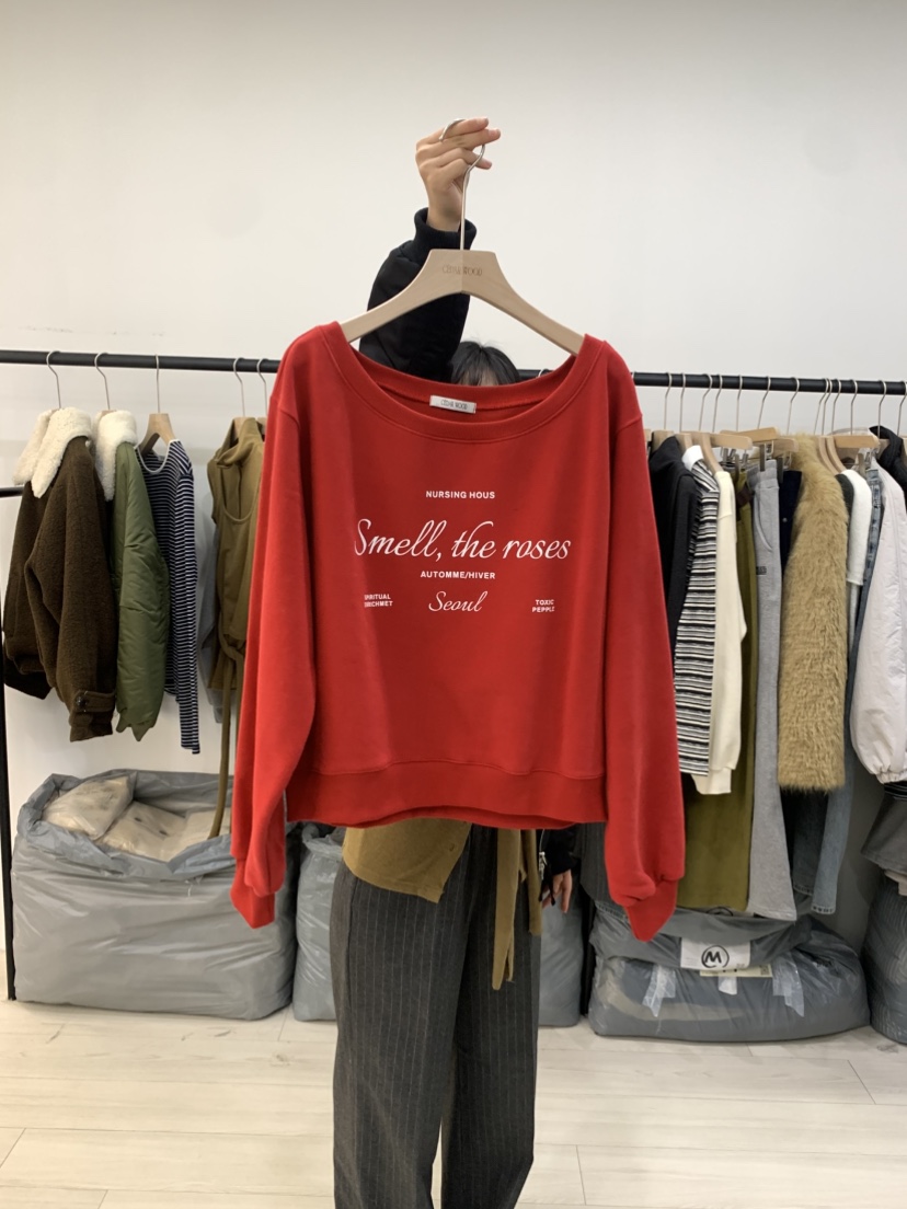 CEDARWOOD東大門㊣直郵女裝新品時尚休閑推薦人氣熱賣職業衛衣CEDAR WOOD衛衣圖色1