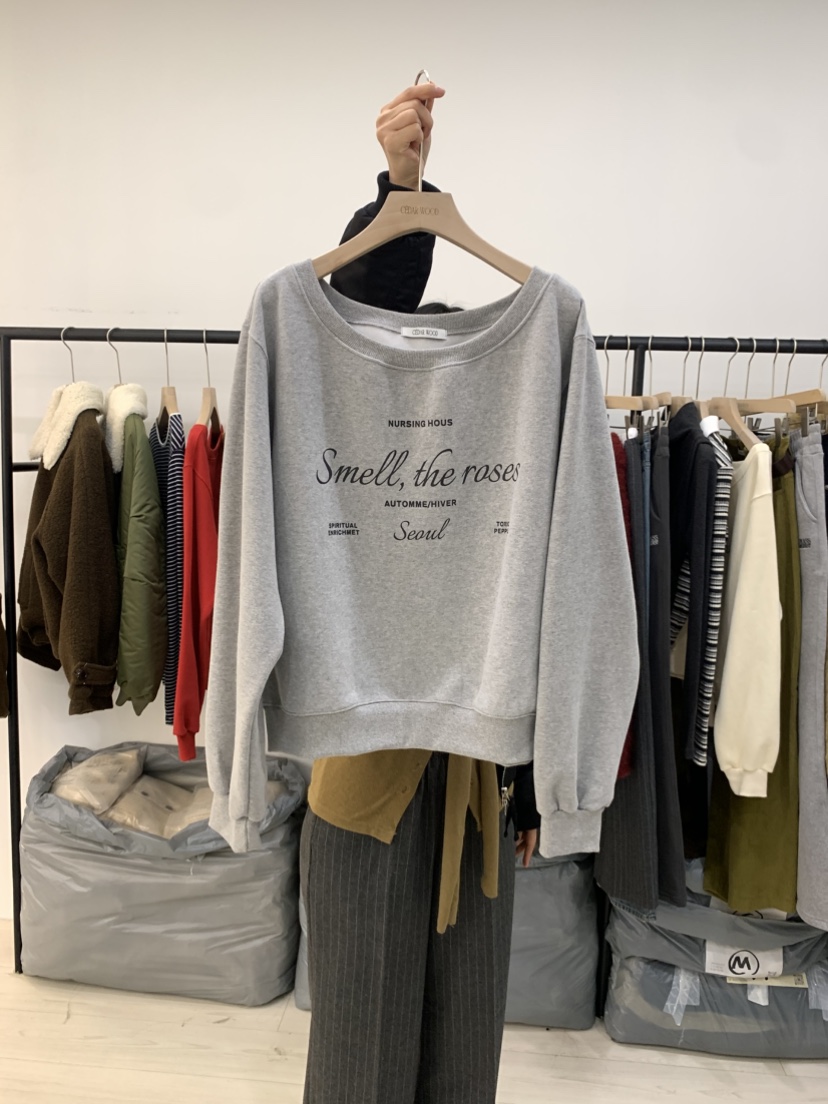 CEDARWOOD東大門㊣直郵女裝新品時尚休閑推薦人氣熱賣職業衛衣CEDAR WOOD衛衣圖色3