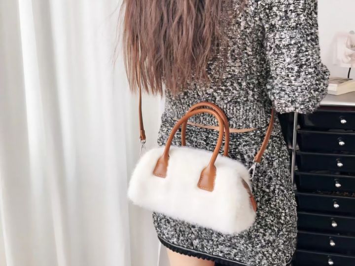 TROUVAILLE韓國直郵㊣女裝新款人氣職業休閑25秋冬單肩斜跨包TROUVAILLE單肩/斜跨包