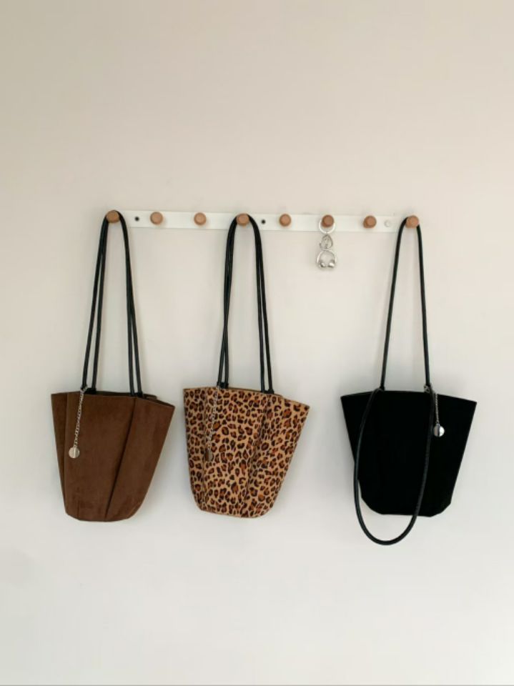 TROUVAILLE東大門㊣代購女士新款職業25秋冬單肩斜跨包麂皮TROUVAILLE單肩/斜跨包