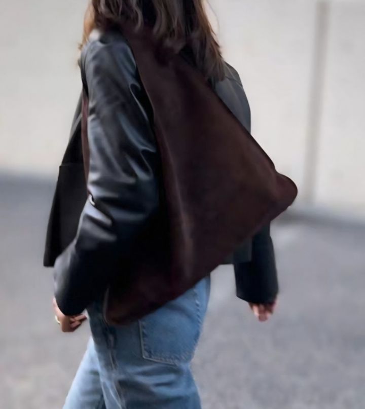 TROUVAILLE韓國直郵㊣女裝新款時尚職業熱賣手拿包腋下包牛皮TROUVAILLE手拿包/腋下包