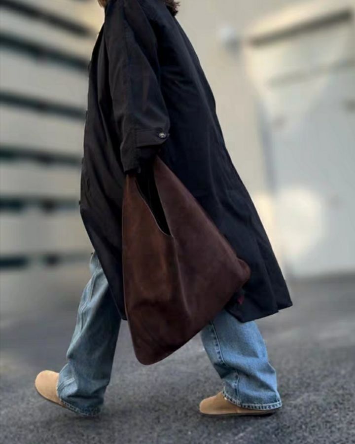 TROUVAILLE韓國直郵㊣女裝新款時尚職業熱賣手拿包腋下包牛皮TROUVAILLE手拿包/腋下包