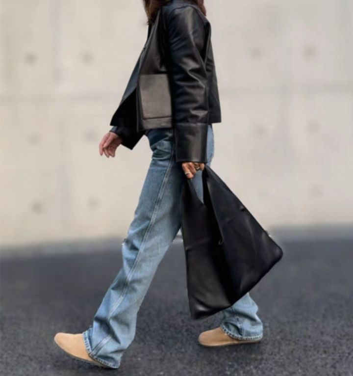 TROUVAILLE韓國直郵㊣女裝新款時尚職業熱賣手拿包腋下包牛皮TROUVAILLE手拿包/腋下包