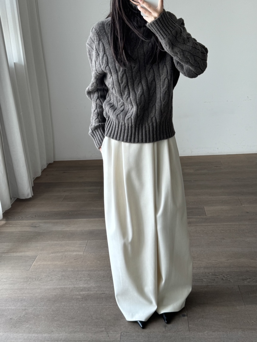 LE-PPL韓國直郵㊣女裝新款時尚職業熱賣人氣休閑推薦休閑褲LE-PPL休閑褲