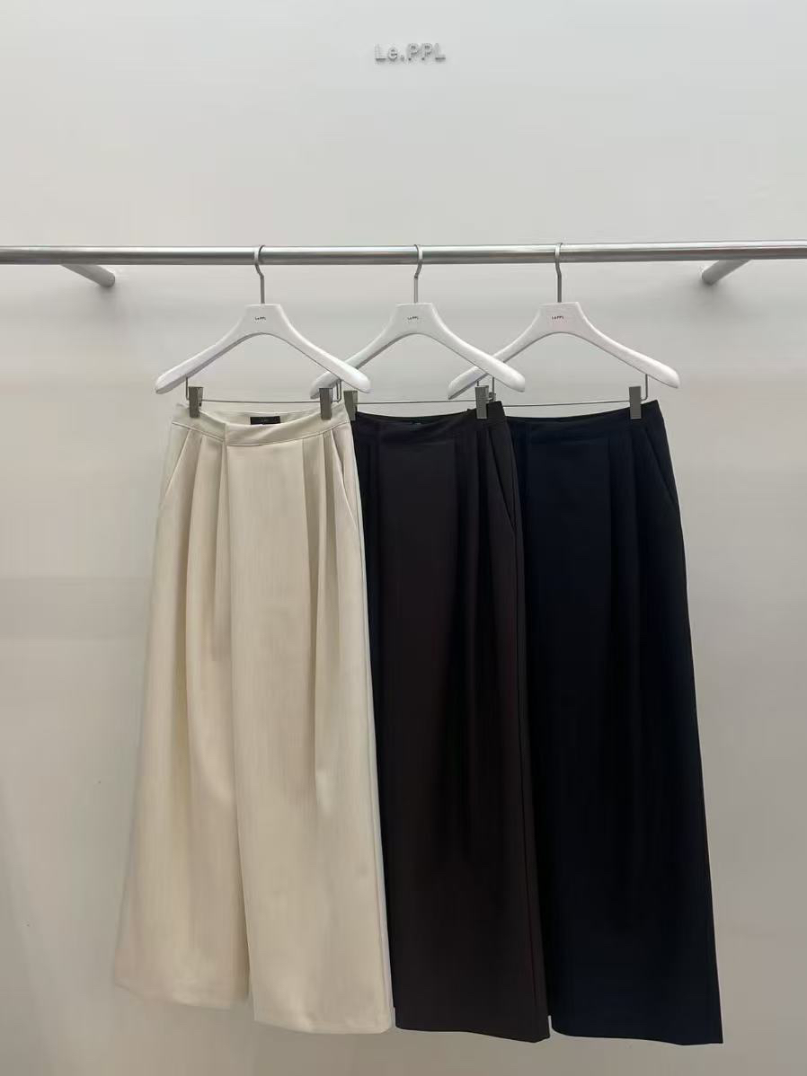 LE-PPL韓國直郵㊣女裝新款時尚職業熱賣人氣休閑推薦休閑褲LE-PPL休閑褲圖色3左三色