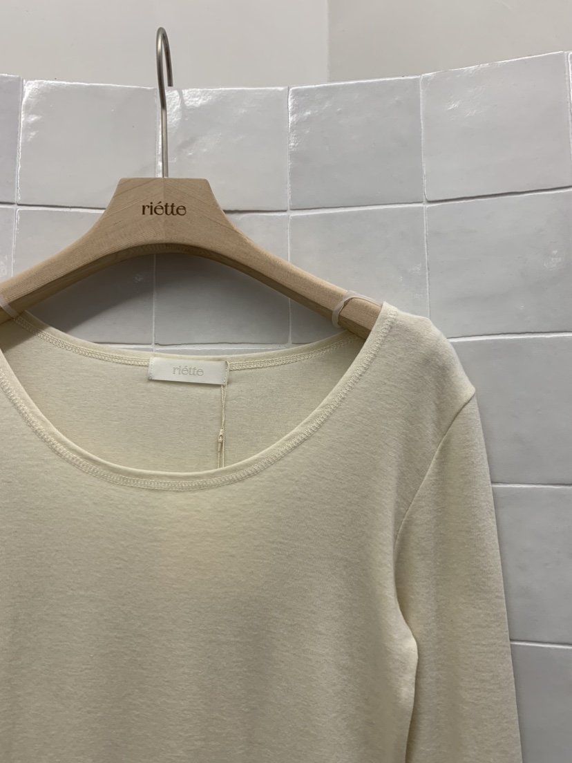 RIETTE韓國代購㊣女士新品人氣推薦休閑職業25秋冬熱賣長袖T恤RIETTE長袖T恤