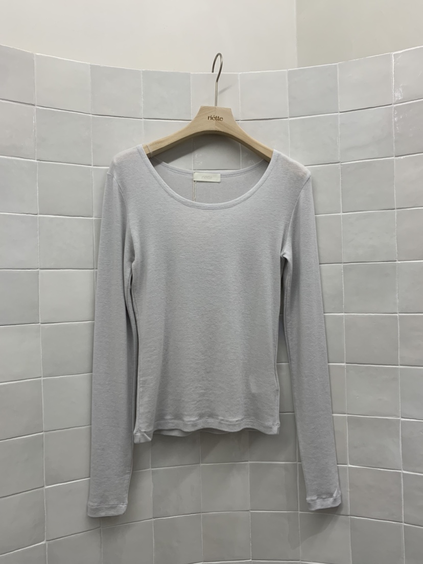 RIETTE韓國代購㊣女士新品人氣推薦休閑職業25秋冬熱賣長袖T恤RIETTE長袖T恤圖色3