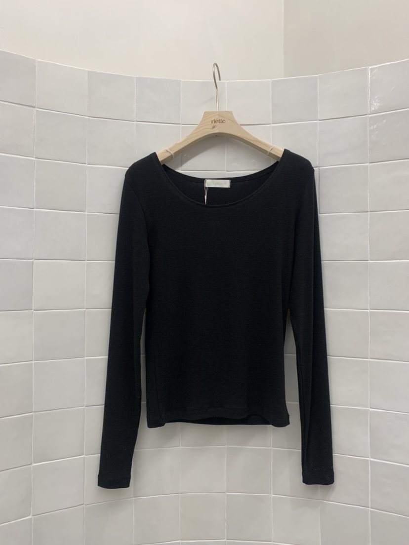 RIETTE韓國代購㊣女士新品人氣推薦休閑職業25秋冬熱賣長袖T恤RIETTE長袖T恤圖色5