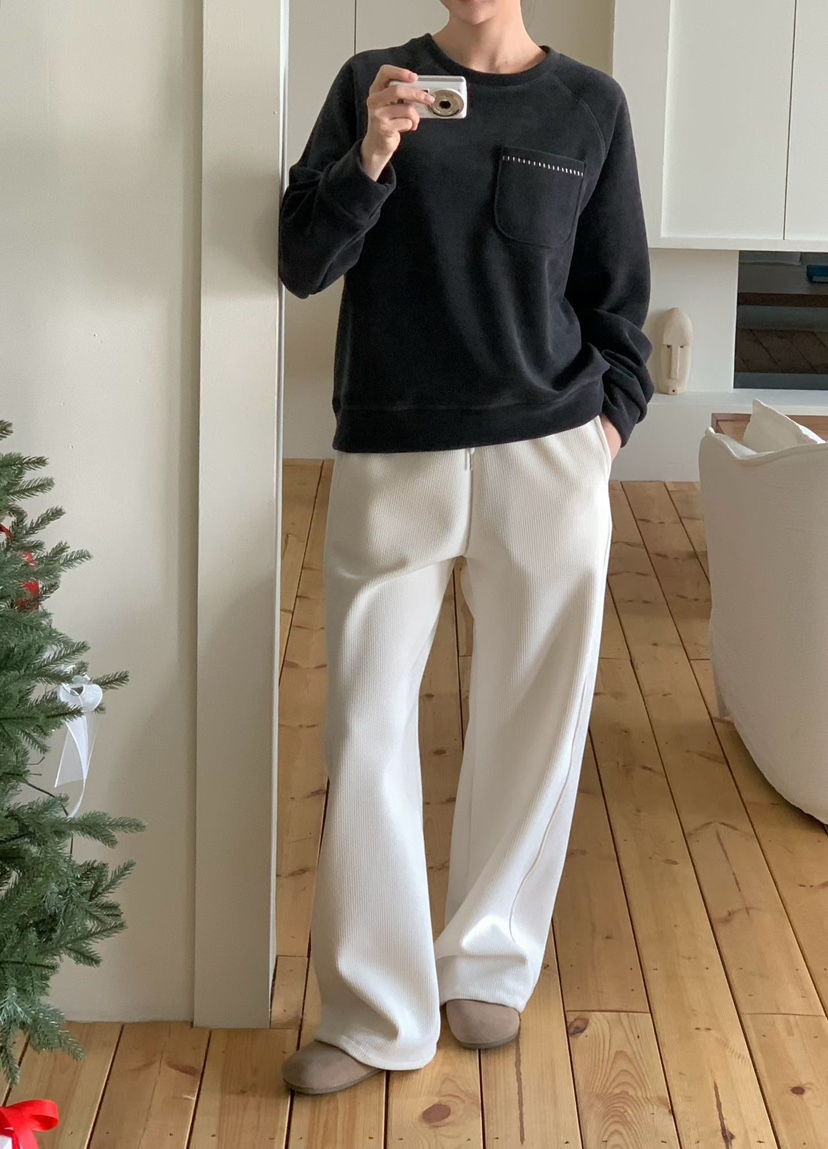 BINUS東大門㊣代購女裝新款25秋冬推薦熱賣職業人氣休閑褲加絨BINUS休閑褲