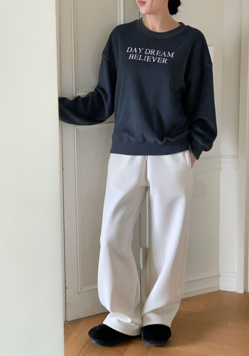 BINUS東大門㊣代購女裝新款25秋冬推薦熱賣職業人氣休閑褲加絨BINUS休閑褲