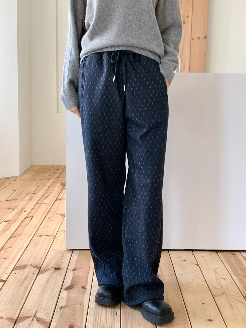 BINUS東大門㊣代購女裝新款25秋冬推薦熱賣職業人氣休閑褲加絨BINUS休閑褲圖色1