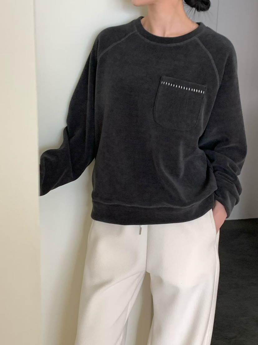 BINUS東大門㊣直郵女士新品時尚休閑25秋冬推薦人氣職業衛衣BINUS衛衣