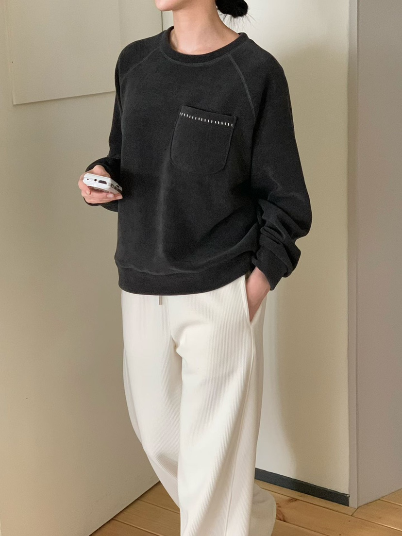 BINUS東大門㊣直郵女士新品時尚休閑25秋冬推薦人氣職業衛衣BINUS衛衣