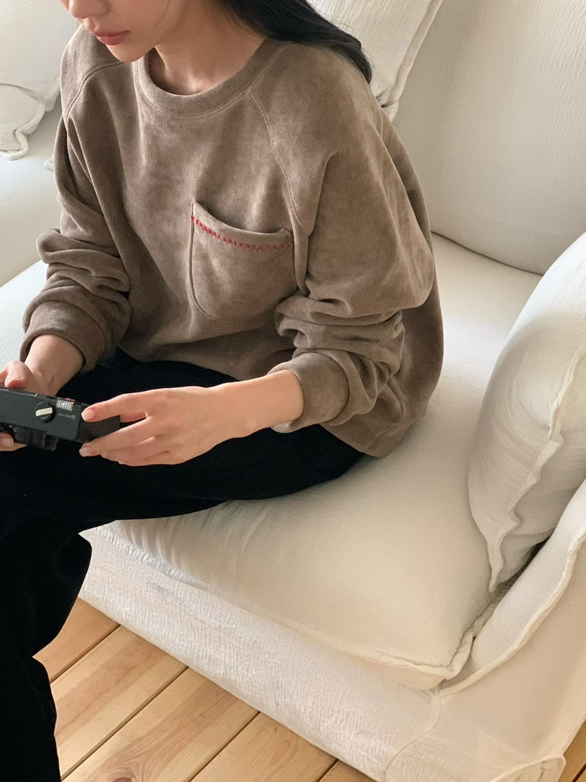 BINUS東大門㊣直郵女士新品時尚休閑25秋冬推薦人氣職業衛衣BINUS衛衣