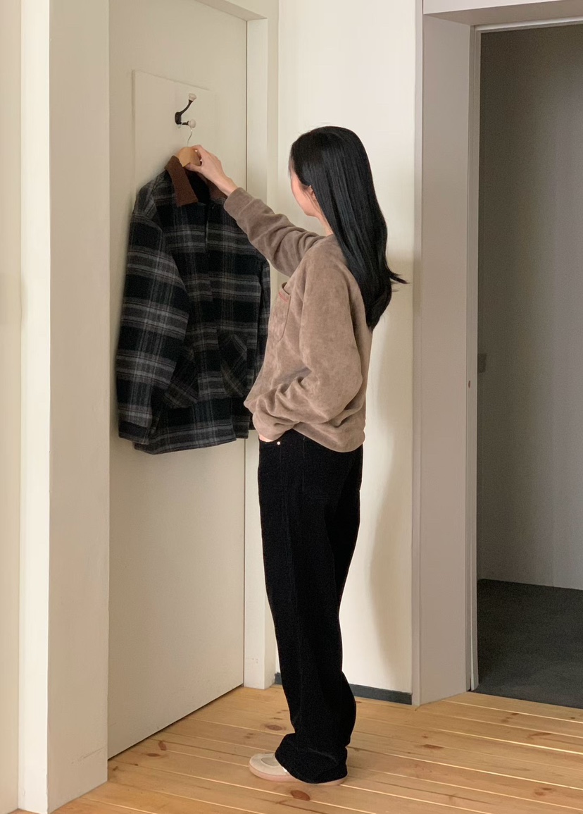 BINUS東大門㊣直郵女士新品時尚休閑25秋冬推薦人氣職業衛衣BINUS衛衣