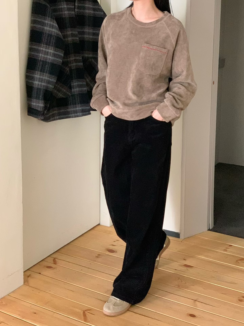 BINUS東大門㊣直郵女士新品時尚休閑25秋冬推薦人氣職業衛衣BINUS衛衣