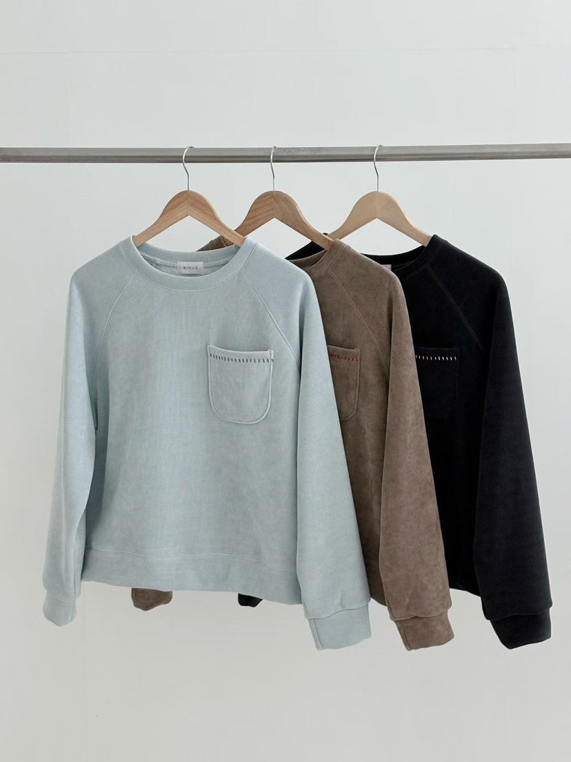 BINUS東大門㊣直郵女士新品時尚休閑25秋冬推薦人氣職業衛衣BINUS衛衣