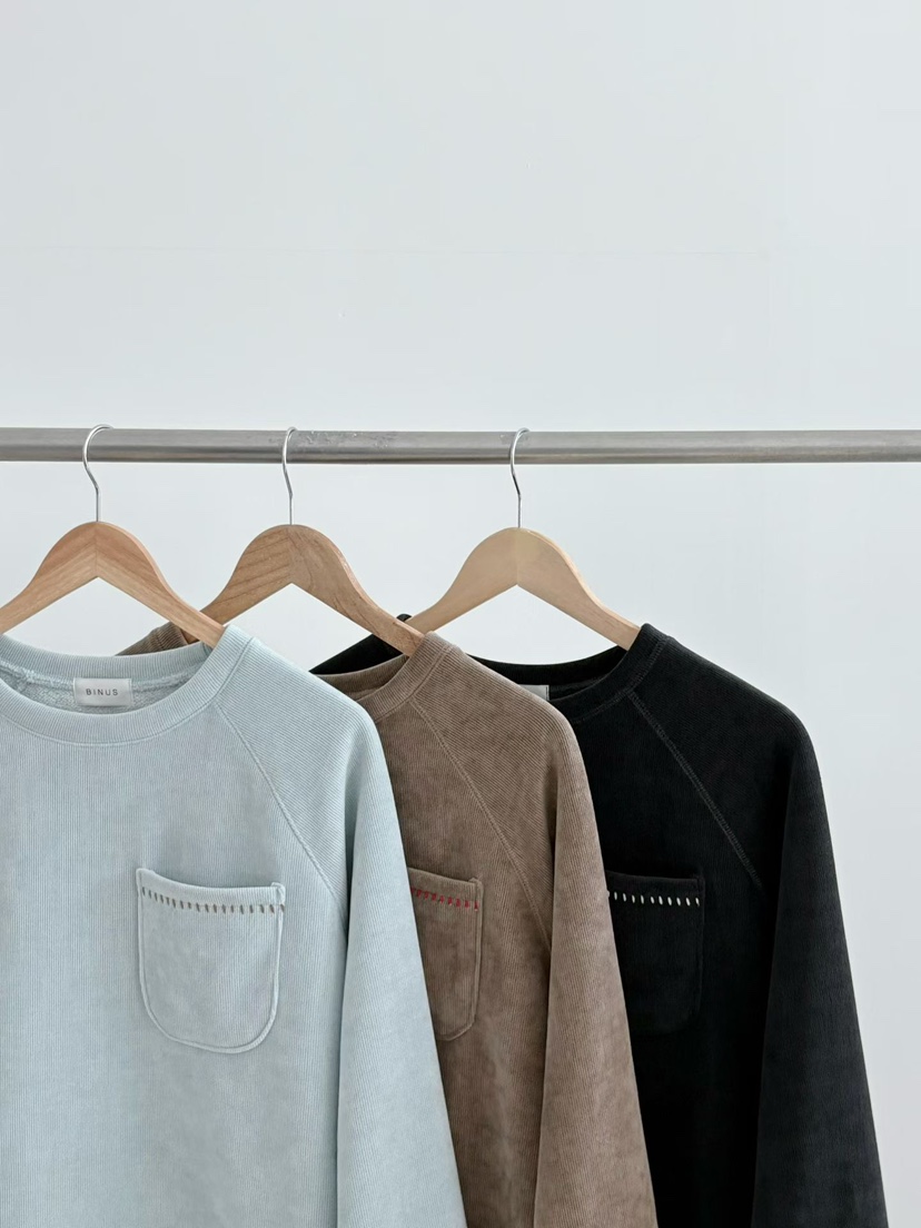 BINUS東大門㊣直郵女士新品時尚休閑25秋冬推薦人氣職業衛衣BINUS衛衣