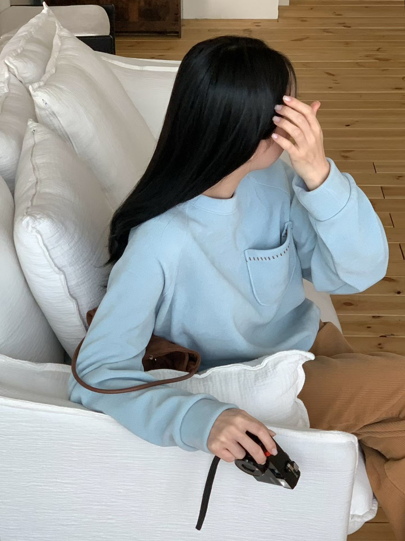 BINUS東大門㊣直郵女士新品時尚休閑25秋冬推薦人氣職業衛衣BINUS衛衣