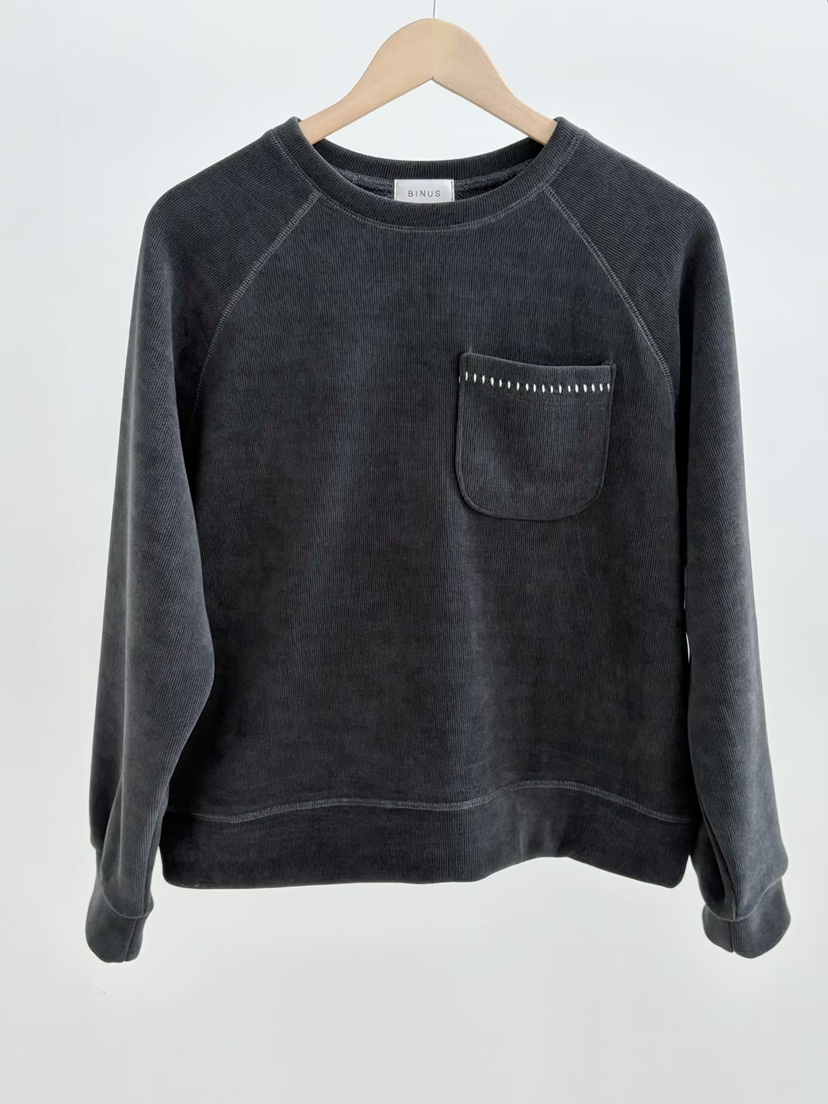 BINUS東大門㊣直郵女士新品時尚休閑25秋冬推薦人氣職業衛衣BINUS衛衣圖色1