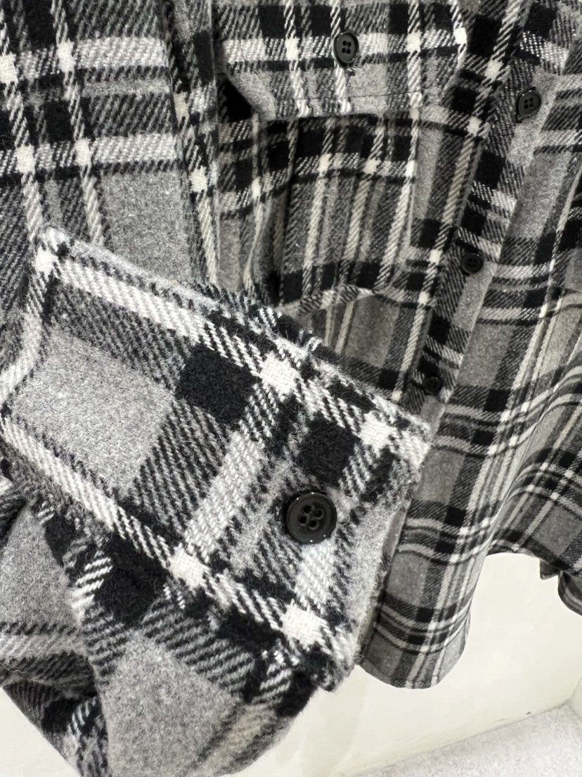 SHIRRING韓國代購㊣女士新品時尚人氣25秋冬襯衫蕾絲衫口袋SHIRRING襯衫/蕾絲衫