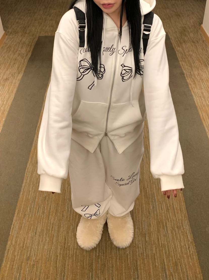 SEOLO韓國代購㊣女士新品推薦職業休閑25秋冬衛衣連帽衫拉鏈Seolo seoul衛衣