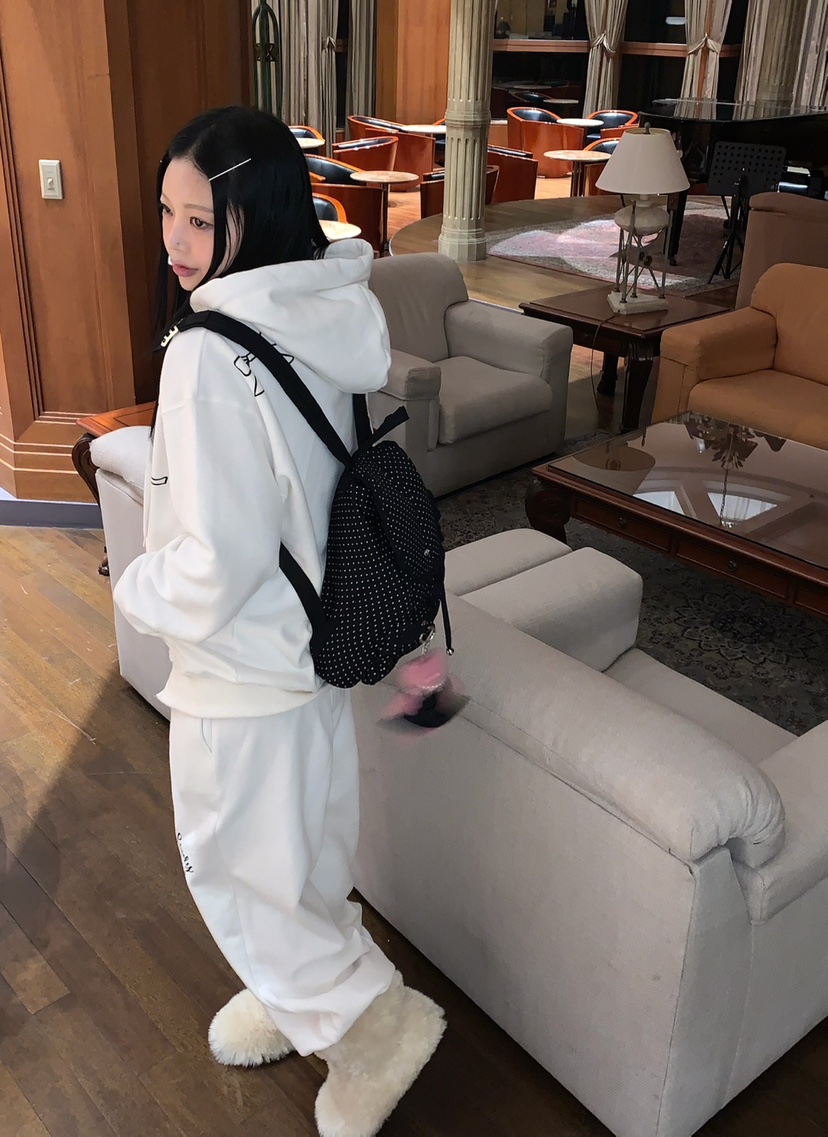 SEOLO韓國代購㊣女士新品推薦職業休閑25秋冬衛衣連帽衫拉鏈Seolo seoul衛衣