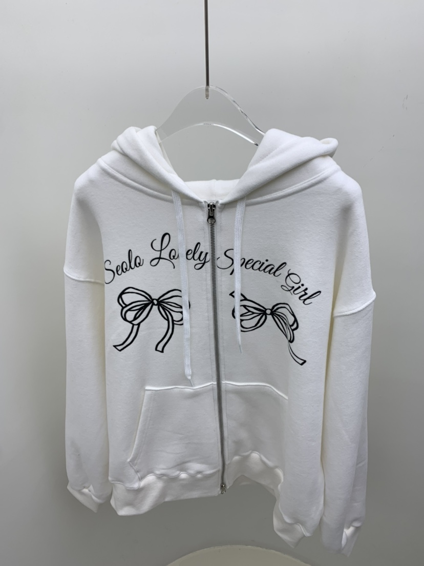 SEOLO韓國代購㊣女士新品推薦職業休閑25秋冬衛衣連帽衫拉鏈Seolo seoul衛衣