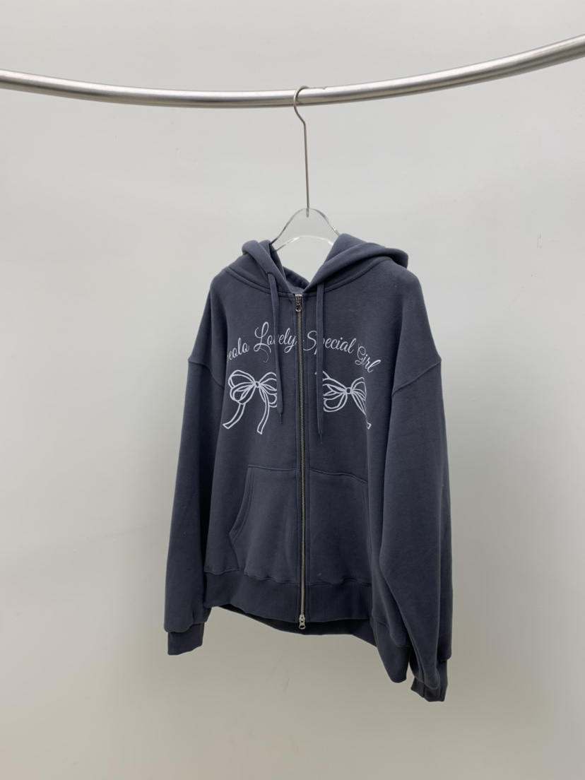 SEOLO韓國代購㊣女士新品推薦職業休閑25秋冬衛衣連帽衫拉鏈Seolo seoul衛衣圖色1