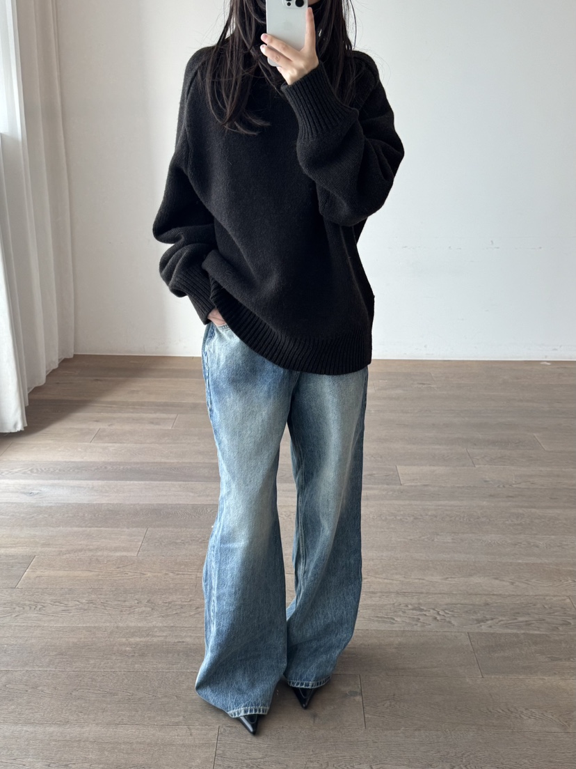 LE-PPL韓國代購㊣女裝新品推薦休閑人氣時尚25秋冬針織衫羊毛LE-PPL針織衫