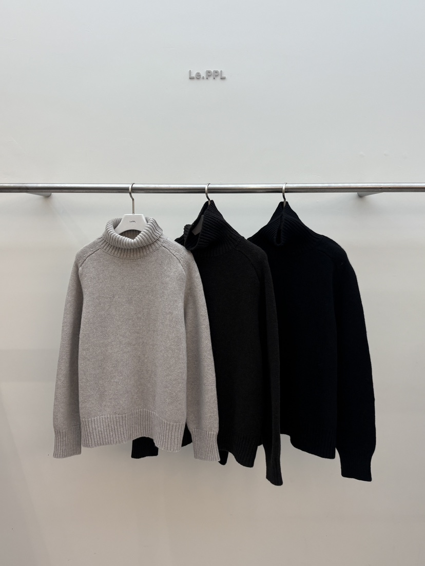 LE-PPL韓國代購㊣女裝新品推薦休閑人氣時尚25秋冬針織衫羊毛LE-PPL針織衫圖色2左二色