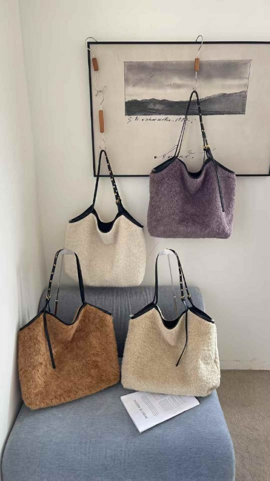 TROUVAILLE東大門㊣實拍女裝新款休閑熱賣職業單肩斜跨包雙面TROUVAILLE單肩/斜跨包