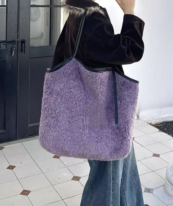 TROUVAILLE東大門㊣實拍女裝新款休閑熱賣職業單肩斜跨包雙面TROUVAILLE單肩/斜跨包圖色4