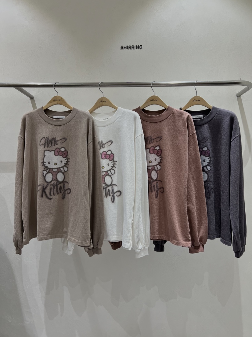 SHIRRING韓國代購㊣女裝新款25秋冬休閑時尚人氣熱賣長袖T恤SHIRRING長袖T恤