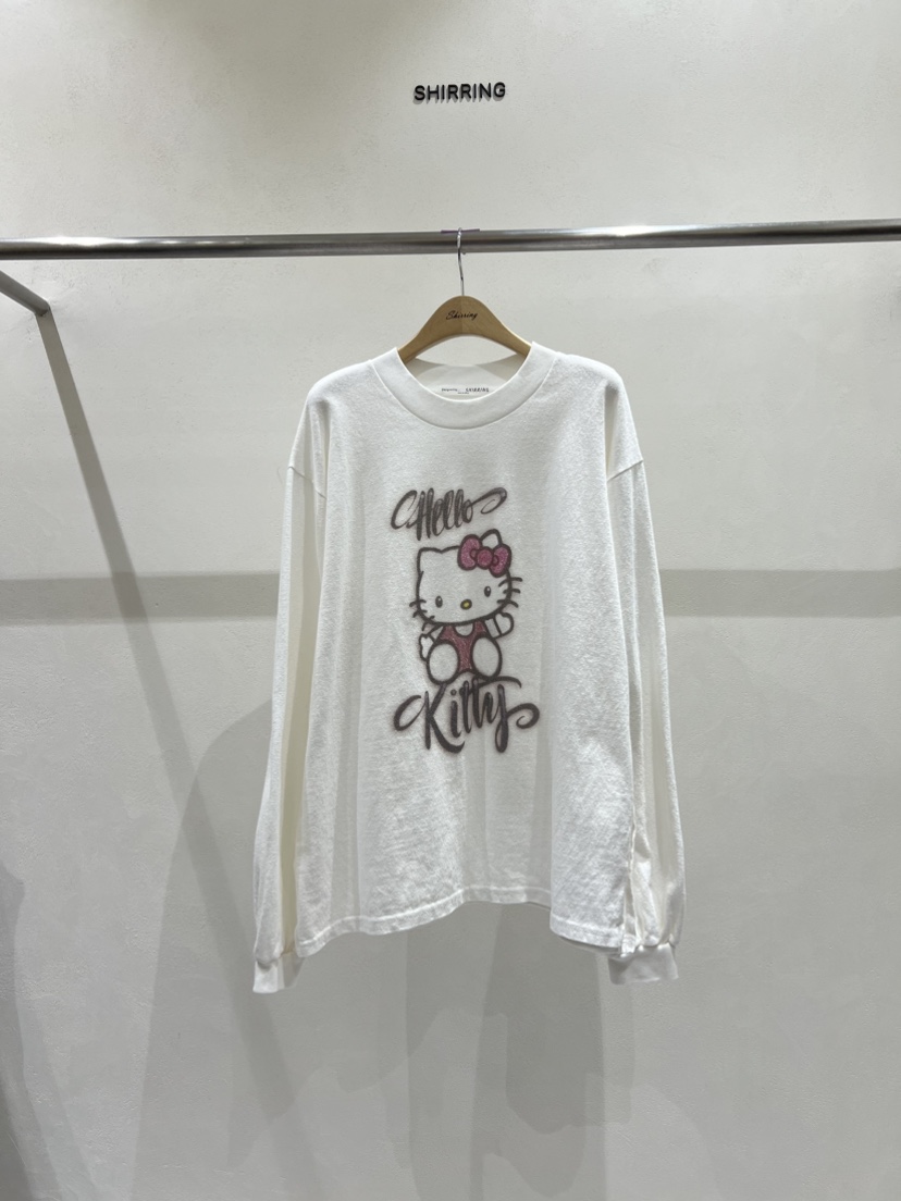 SHIRRING韓國代購㊣女裝新款25秋冬休閑時尚人氣熱賣長袖T恤SHIRRING長袖T恤圖色1