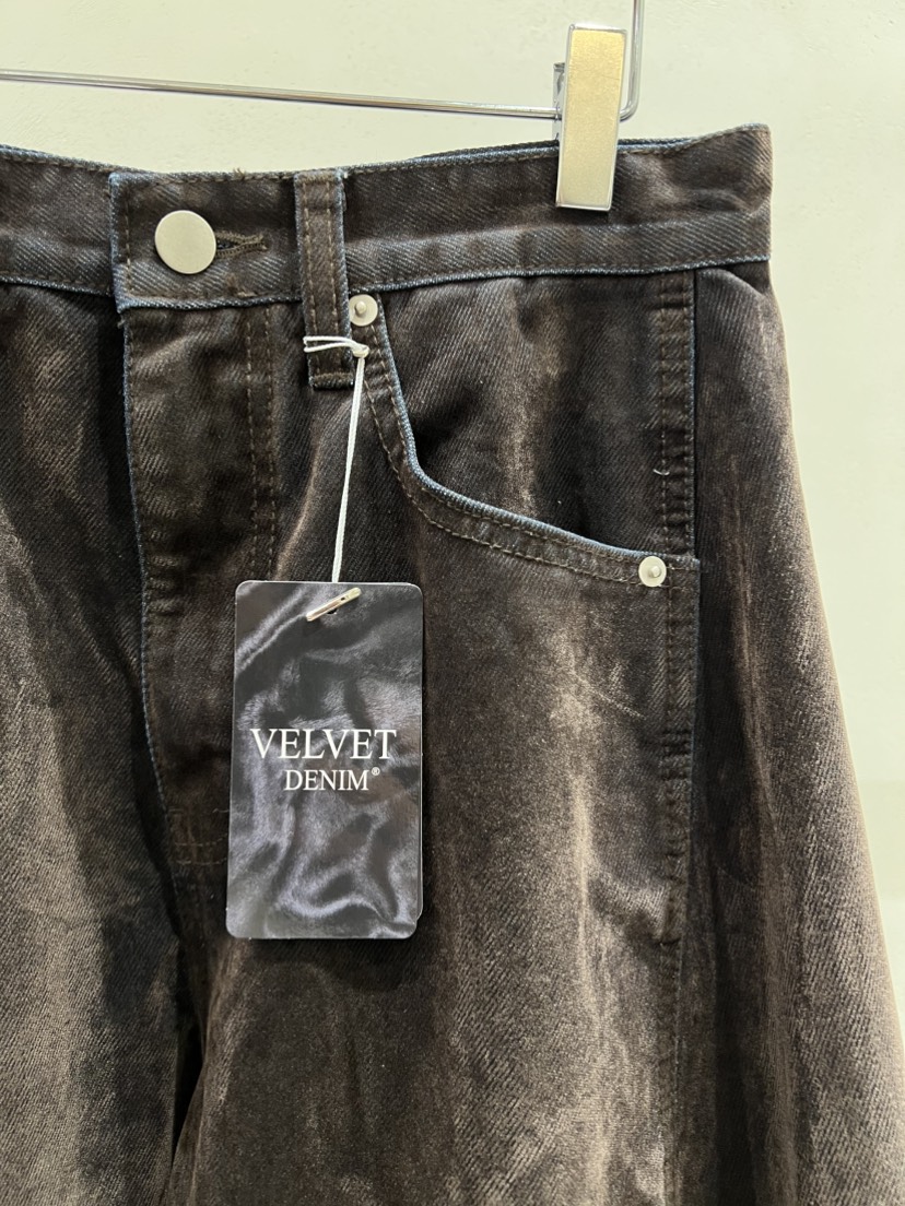 SHIRRING東大門㊣代購女士新品時尚人氣25秋冬休閑褲天鵝絨SHIRRING休閑褲