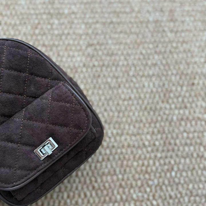 TROUVAILLE韓國直郵㊣女士新款休閑熱賣時尚單肩斜跨包絨面革TROUVAILLE單肩/斜跨包