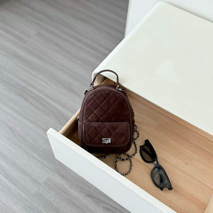 TROUVAILLE韓國直郵㊣女士新款休閑熱賣時尚單肩斜跨包絨面革TROUVAILLE單肩/斜跨包