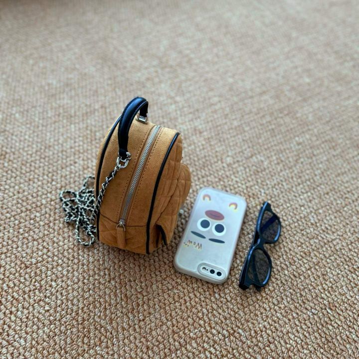 TROUVAILLE韓國直郵㊣女士新款休閑熱賣時尚單肩斜跨包絨面革TROUVAILLE單肩/斜跨包