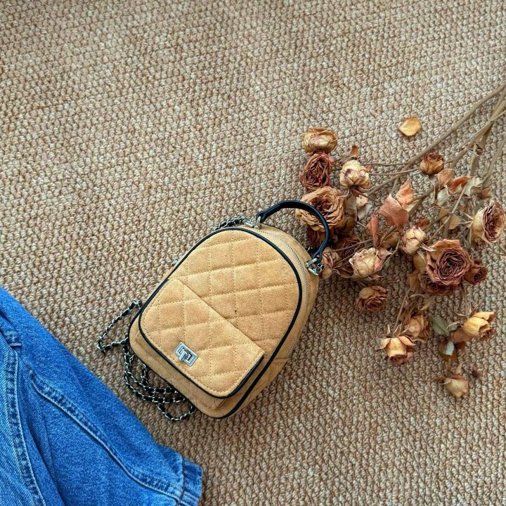 TROUVAILLE韓國直郵㊣女士新款休閑熱賣時尚單肩斜跨包絨面革TROUVAILLE單肩/斜跨包圖色2