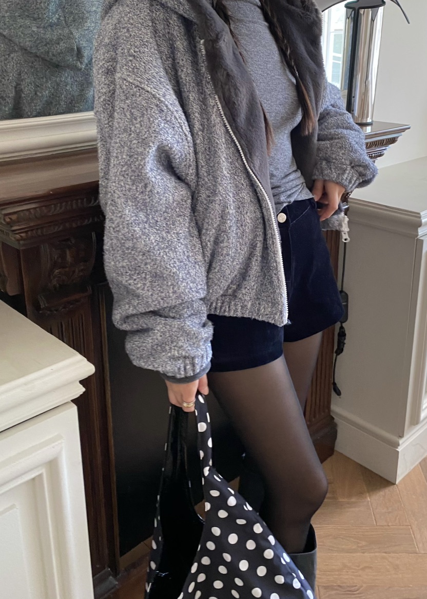 OUPPT東大門㊣實拍女士新品25秋冬休閑職業熱賣推薦夾克雙面OUPPT夾克