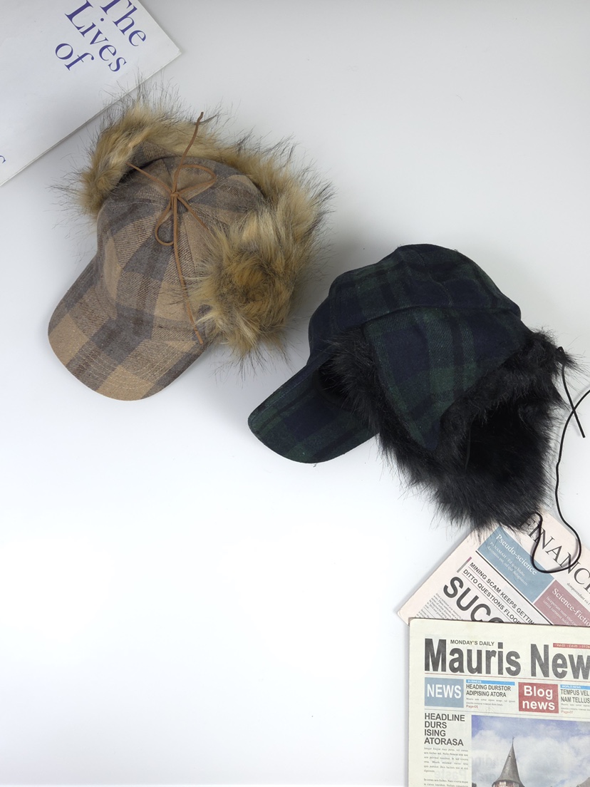 THE HAT-P東大門㊣直郵女裝新款時尚熱賣25秋冬推薦帽子格紋THE HAT帽子