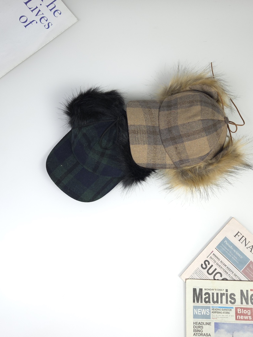 THE HAT-P東大門㊣直郵女裝新款時尚熱賣25秋冬推薦帽子格紋THE HAT帽子