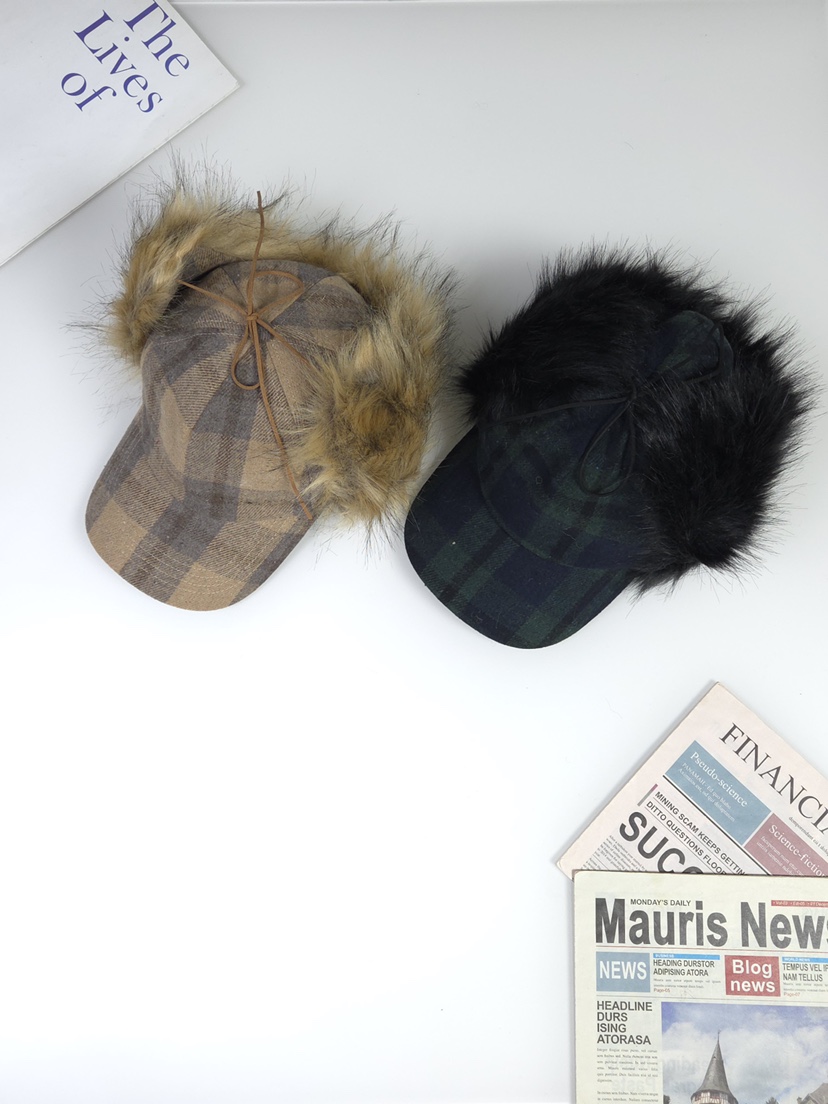 THE HAT-P東大門㊣直郵女裝新款時尚熱賣25秋冬推薦帽子格紋THE HAT帽子