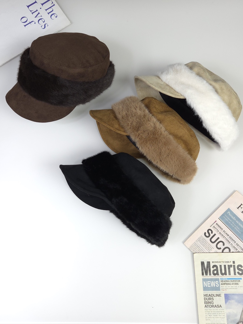 THE HAT-P韓國直郵㊣女裝新款人氣25秋冬時尚熱賣帽子毛皮THE HAT帽子