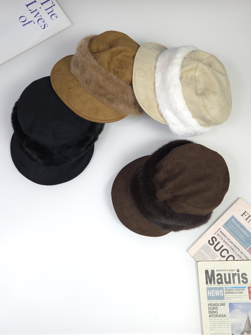 THE HAT-P韓國直郵㊣女裝新款人氣25秋冬時尚熱賣帽子毛皮THE HAT帽子