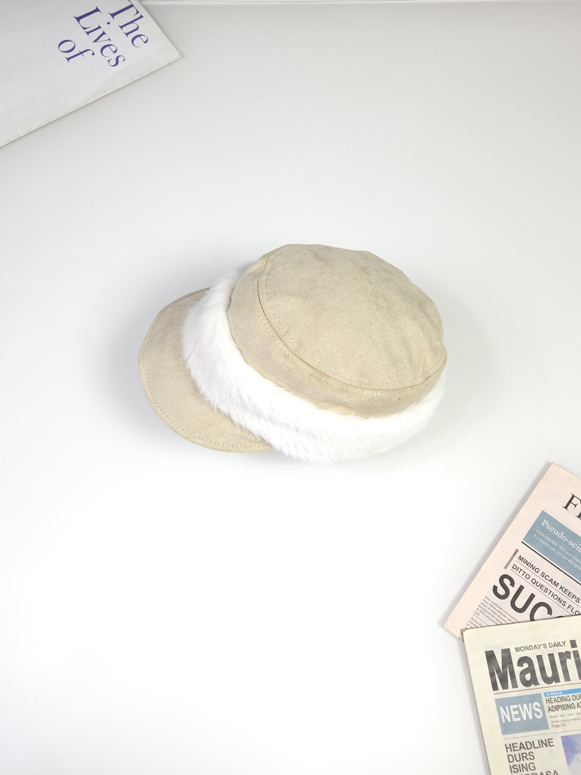 THE HAT-P韓國直郵㊣女裝新款人氣25秋冬時尚熱賣帽子毛皮THE HAT帽子圖色3