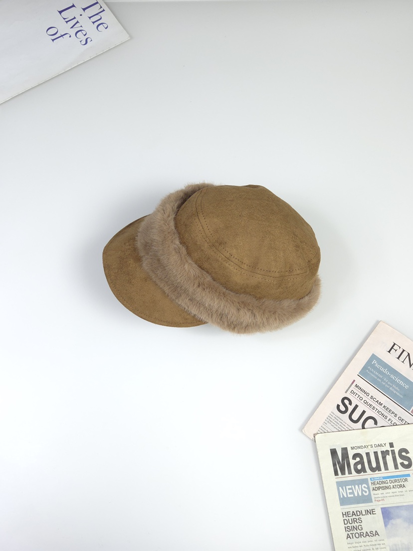 THE HAT-P韓國直郵㊣女裝新款人氣25秋冬時尚熱賣帽子毛皮THE HAT帽子圖色4