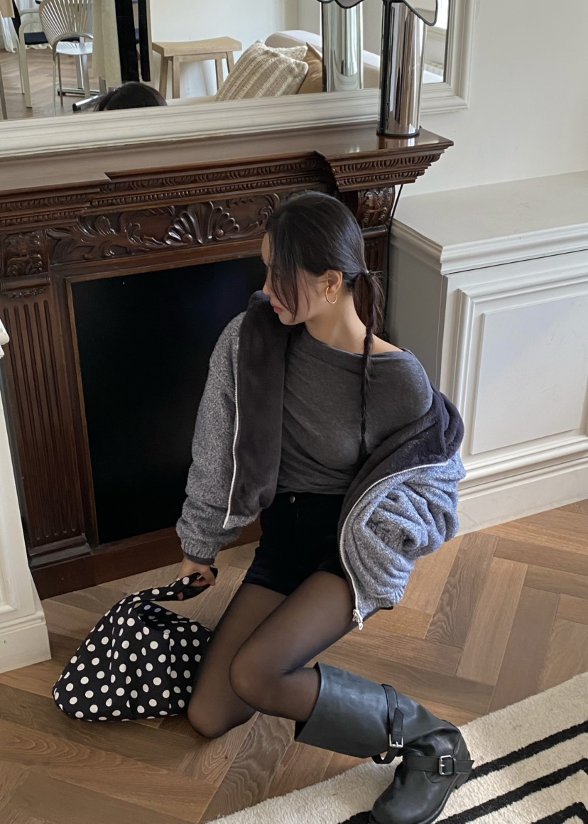 OUPPT東大門㊣代購女裝新款推薦職業休閑人氣25秋冬長袖T恤OUPPT長袖T恤